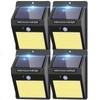 4 Pack Solar Motion Lights Outdoor, 3 Modes/100LED Solar Security