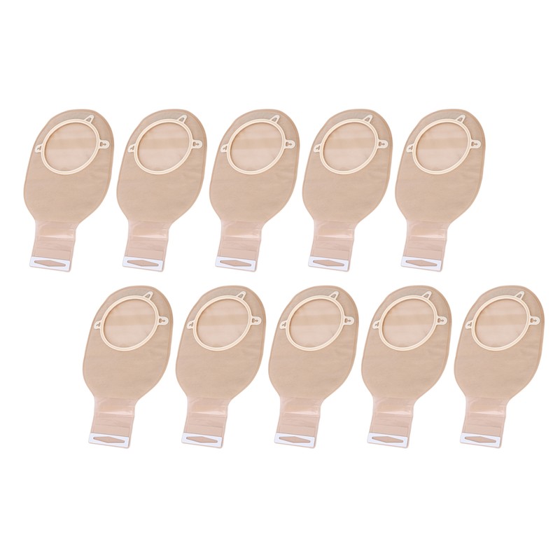 20pcs Drainable Colostomy Pouch Odor Repellent Film Double Sided Soft