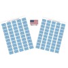 100 Greece Flag Stickers; American Made Decals Measure 1.5" x