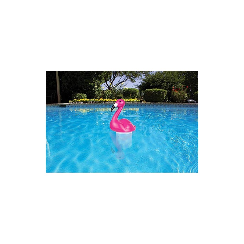 Poolmaster 32123 Flamingo Chlorine Dispenser, Pink