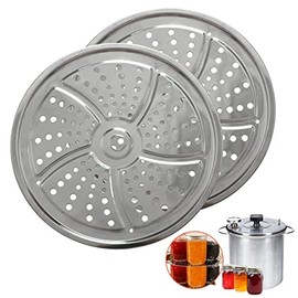 2Pack Canner Rack for Pressure Canner, 11-Inch Stainless Steel Pressure Cooker Rack, Compatible with Presto, All-American and More