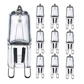 Comyan Comyan G9 Halogenlampen 230V 42W (44W) 2800K Warmwei?, G9 Halogen Leuchtmittel Dimmbar for Wandlampe, Leuchter, Stehlampe, 10 Stck