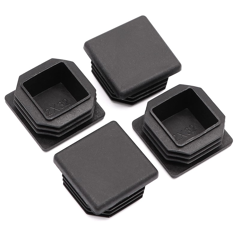 20 Pack 25mm(1”) Square Tube End Cap Plastic Plugs,25mmx25mm Square