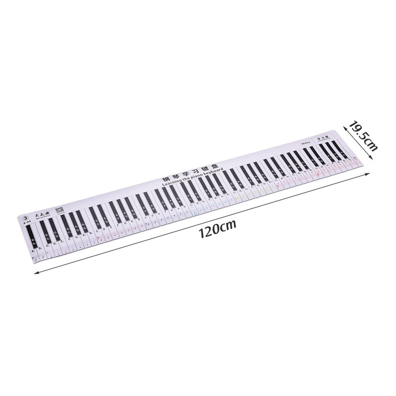Fingering Version 88 Keys Piano Keyboard Fingering Practice Chart Sheet