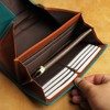 [E-mono] Long Wallet Women's Garçon Wallet Cowhide Genuine Leather Large