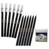DIGNO SketchStic Felt Tip Pens, BLACK, Pack of 12, Fibre