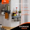 Double Toilet Paper Holder with Shelf, Commercial Toilet Paper Towel