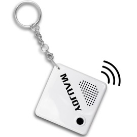MAUJOY Talking Clock Keychain for Blind - Voice Keyring for Visually Impaired, Easy-to-Use with Alarm - Compact & Portable, Ideal for Elderly (Voice Announcement)