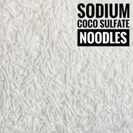 Arizona Bath & Body LLC AZBB SCS Noodles Surfactant for Skin Care Products - Sodium Coco Sulfate Shampoo Conditioner Set, Soap Making Supplies, Lotion Coconut Oil (4 lbs / 1.8 kg) (PB6)