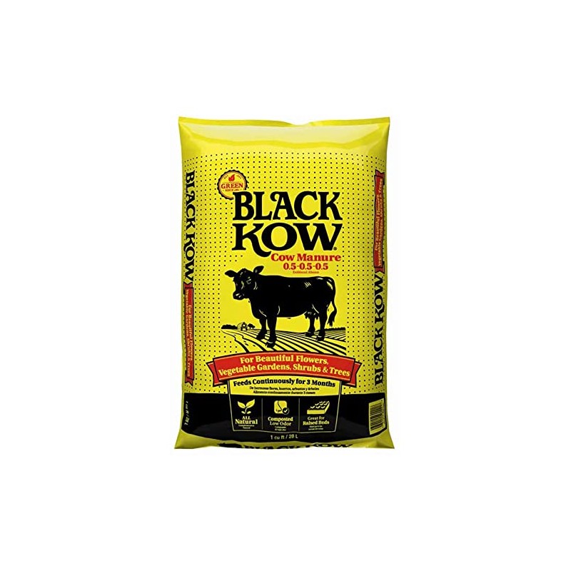 Black Kow Nitrogen Phosphate Composted Cow Manure and Fertilizer for