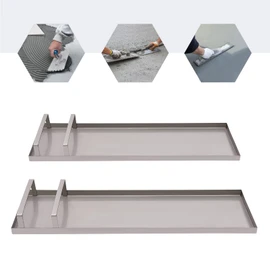 Concrete Knee Boards Slider Knee Boards, Stainless Steel Knee Board Slider, Pair Moving Sliders W/Round Conner, Concrete Board Slider Tools For Building Construction, Renovation, Demolition