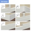 D-Line 25x16mm Cable Trunking Accessory Multipack, Snap Fit Design -
