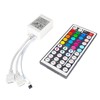 Jpdisdd LED Strip RGB Control Box with Remote Control 44Keys