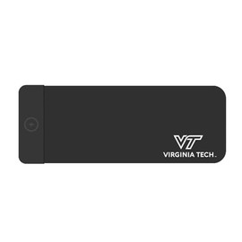 OTM Essentials Virginia Tech University Classic Wireless Charging Cloth Desk Mat, Durable Office Supplies, Non-Slip Base, Quick Charging Wireless Desk Pad, Black