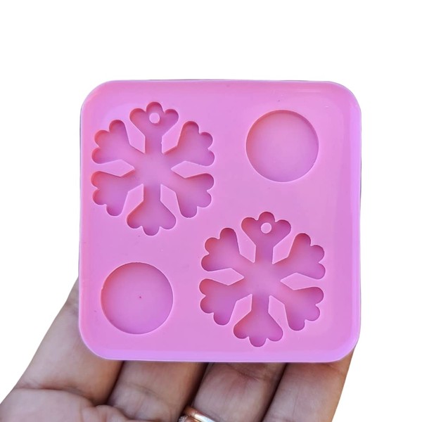 Snow Mold - Molde for Resin - Molds for Earrings