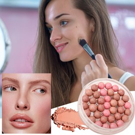 Blush for Cheek - Blendable Cheek Makeup,High Pigment Buildable Facial Beauty Supplies for Women Family Friends Girls Adults