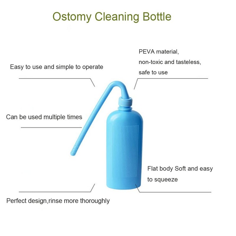 1Pcs Colostomy Bag Cleaning Tool, Ostomy Bag Washing Bottle, Suitable