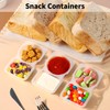 Reusable Snack Containers, 20PCS Snack Containers with 2 Compartments &