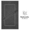 Hammetex Bath Mat Set 2 Pieces, 100% Cotton Shower Mat