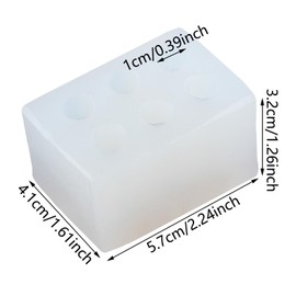 XIAOSHUI Cylinder Silicone Candle Molds Pillar Cylinder Mold Cylinder Candle Molds for Candle Home Decoration Candle Making Aromatherapy Gypsum Candles