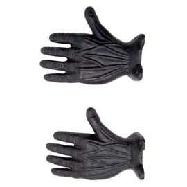 Wowser Black Cast Iron Left Hand Wall Hooks, Unique Home Décor, Set of 2, 6 Inches