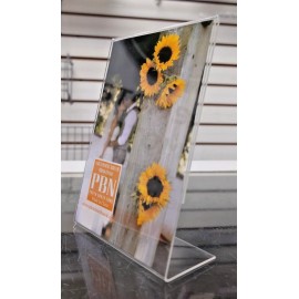 Photo Booth Frames 6 Pack 4 x 6 Clear Acrylic Photo Booth Frames Slanted Standing Picture Display