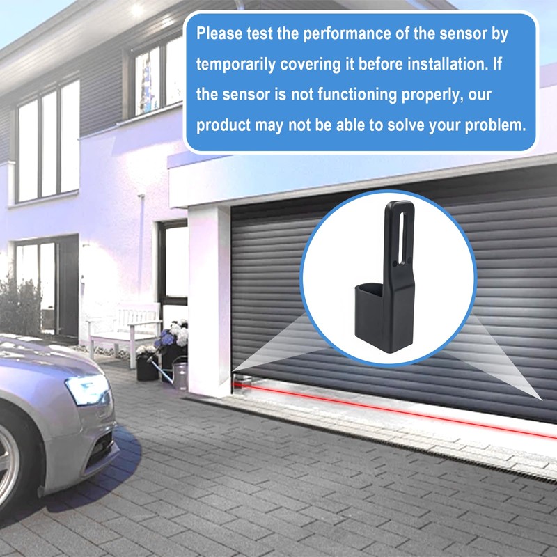 XDTKML Garage Door Sensor Sun Shield Protector 2 Pack for
