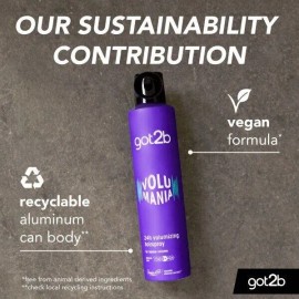 Spray fijador para cabello Volumania 300ml Got2b