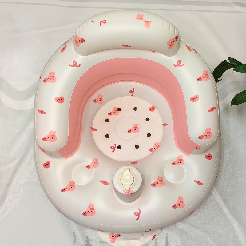 Baby Inflatable Seat with Air Pump Infant Back Support Sofa