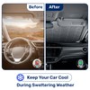GENANY Pickle Family Windshield Sun Shade for Car SUV Truck