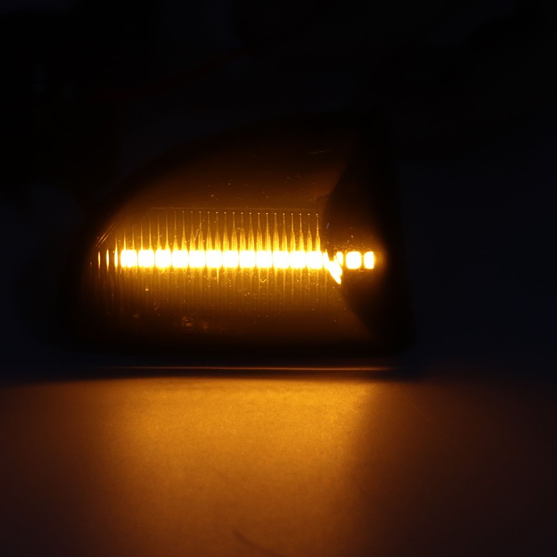 Side Marker Light Smoked Black Shell Yellow Light Aging Resistant