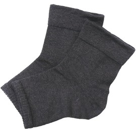 Taiyou nitto 88016600 Heel Care Socks, Good Night Heels, Charcoal, Approx. 8.7 - 10.2 inches (22 - 26 cm), Made in Japan, Cream, Slippery, Moisturizing, Women's, Night, Cotton, Stylish, Cute, Sleeping