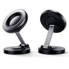 OFFCURVE Soporte para Celular Plegable, Magsafe Soporte de Teléfono para Auto con Adsorción al Vacío Giratorio 360 Soporte Magnético para Celular,... 