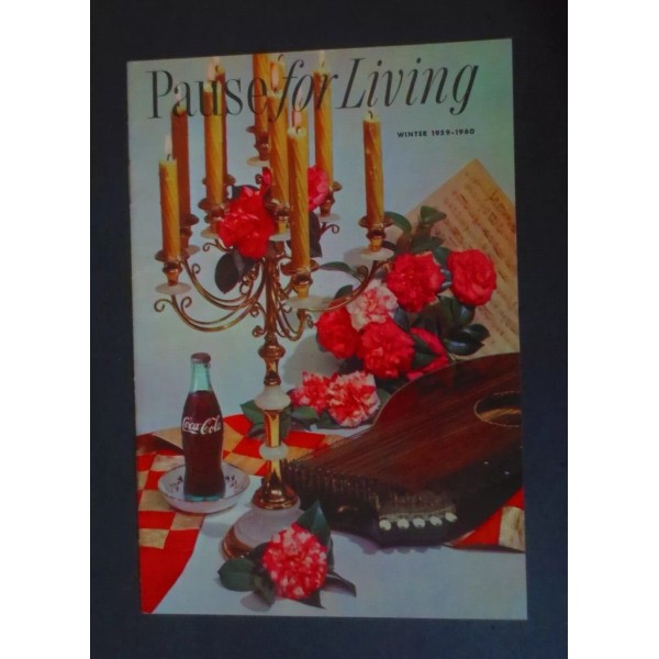 Coca-Cola Coca-Cola Pause for Living Booklet Winter 1959-1960 24 Pages