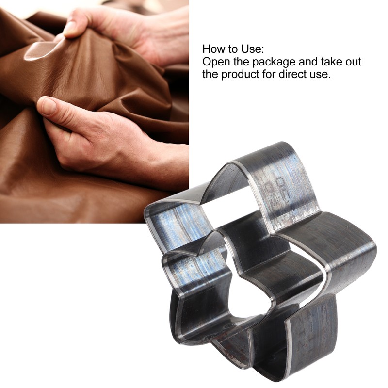 2Pcs Leather Cutting Die Star Shape Punch Cutter Craft Mould