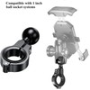 1 inch ball mount accessories, compatible with RAM mounts/double grip