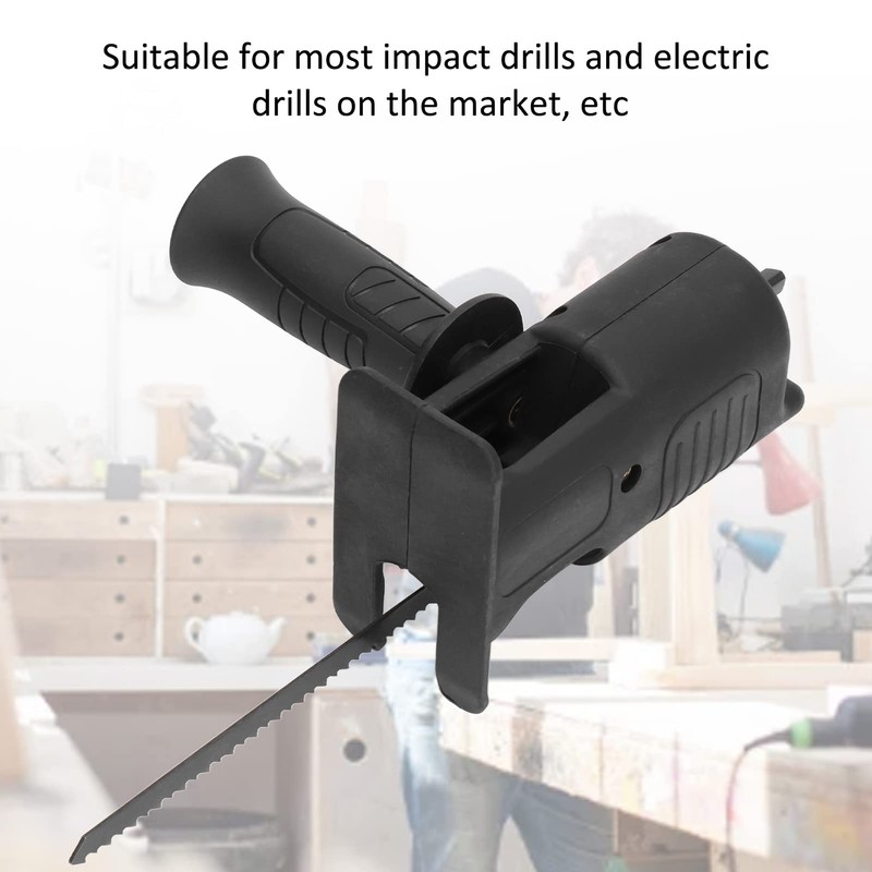 Fafeicy Reciprocating Saw Attachment Kit for Cordless Drill with Blades