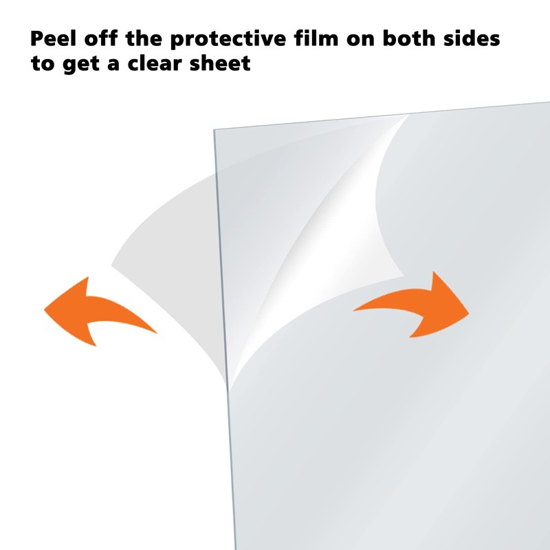 Egofine Plexiglass Sheets Acrylic Sheets 12 Pack of 4x6’’ 0.04