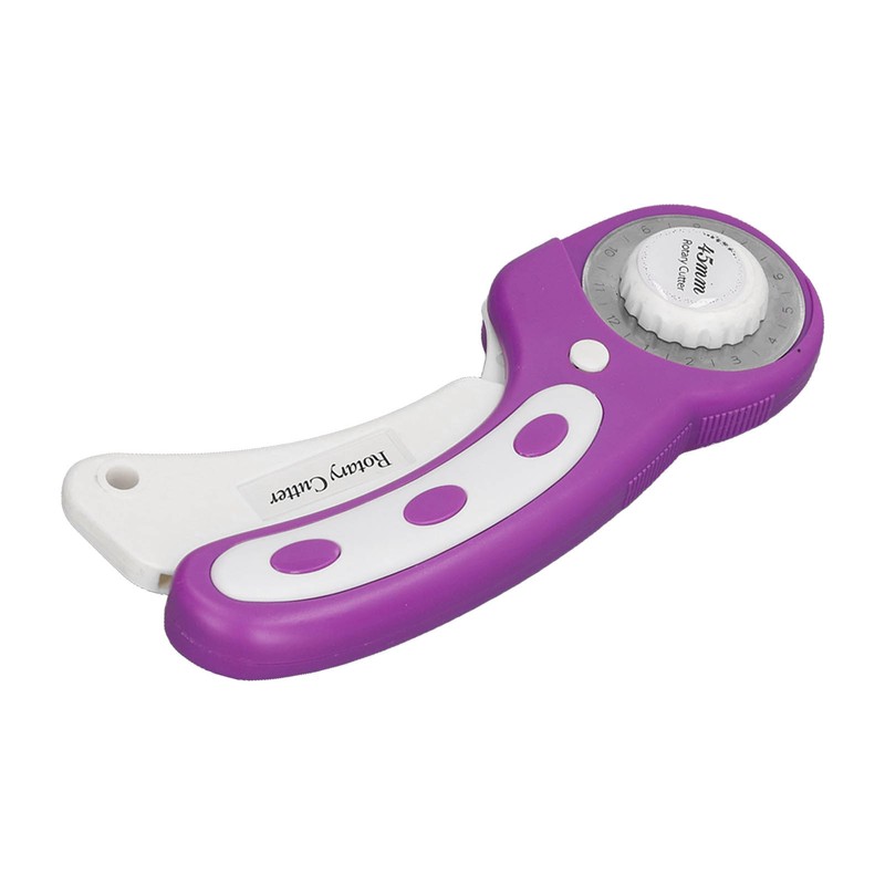 6pcs Purple Rotary Contour Cutter Set DIY Fabric Cutter Tools