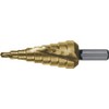 Ruko 1010051T Stepped Drill High-Speed Steel and TitaniumNitride Size 1
