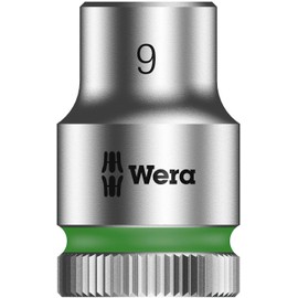 Wera - 5003554001 Zyklop 8790 HMB 3/8" Socket, Hex head 9mm x Length 29mm