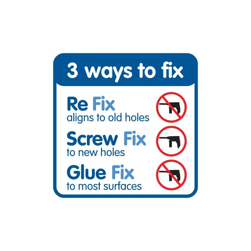Croydex QM481941 Flexi-Fix Epsom Soap Dish & Holder, Chrome, 54