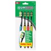 GUM - cepillo para polvo de dientes multilimpieza, cerdas suaves