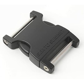 Sea To Summit Unisex's 2 Pin Field Side Release Buckle-Black, 25 mm