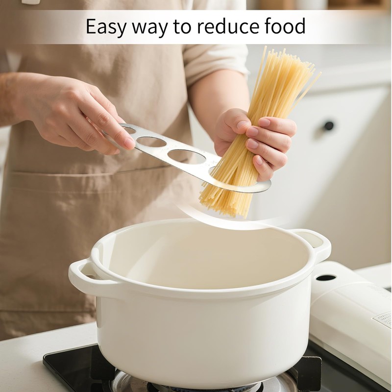 2 PCS Spaghetti Spoon and Spaghetti Measure Tool Kitchen Utensils