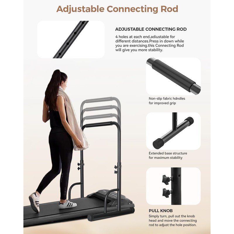 28 Inch Wide Handle Bar for Walking Pad Only with