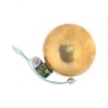 Origin8 Time Clock Brass Bell