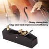 Violin Thumb Planer Glossy Ebony Brass Small Production Tool Portable