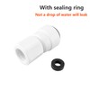 Ctyjia 1 x Water Quick Coupling Fitting, 3/8 Inch Pipe