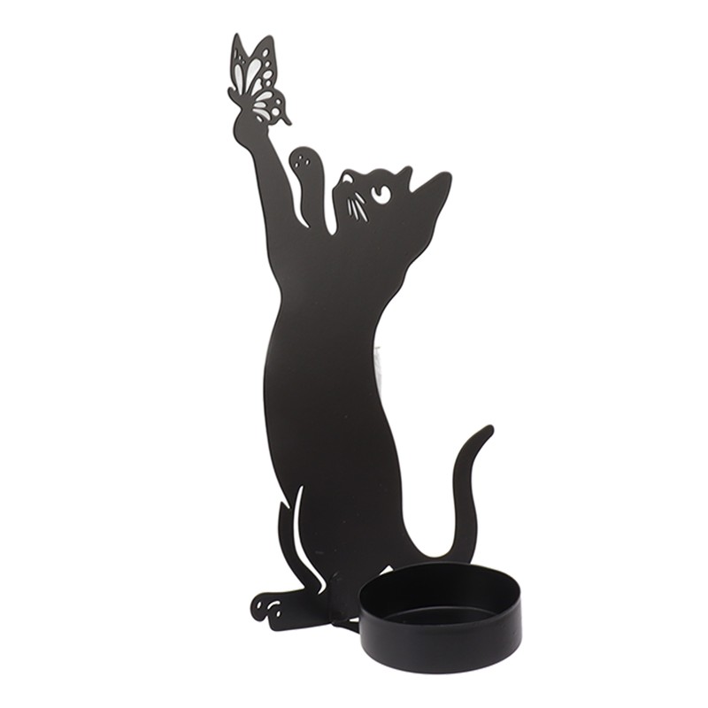 Home Decor Candlestick Durable Cat Candle Holder Decorative Candlestick Holder